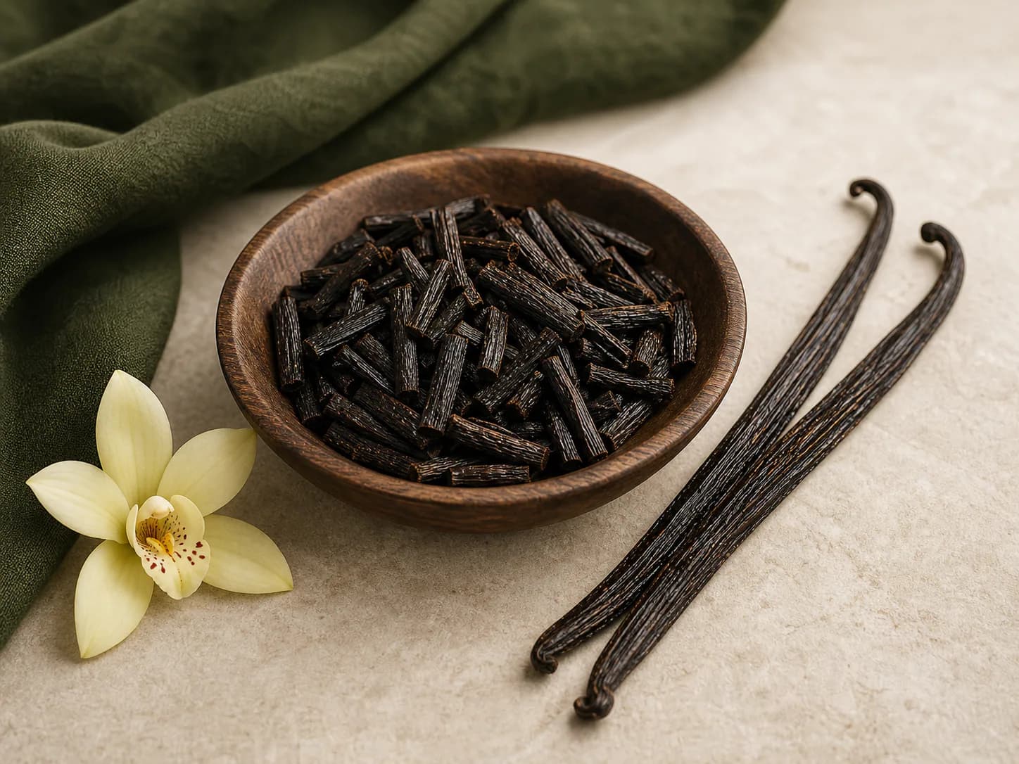 Vanilla Cuts supplied for B2B export buyers